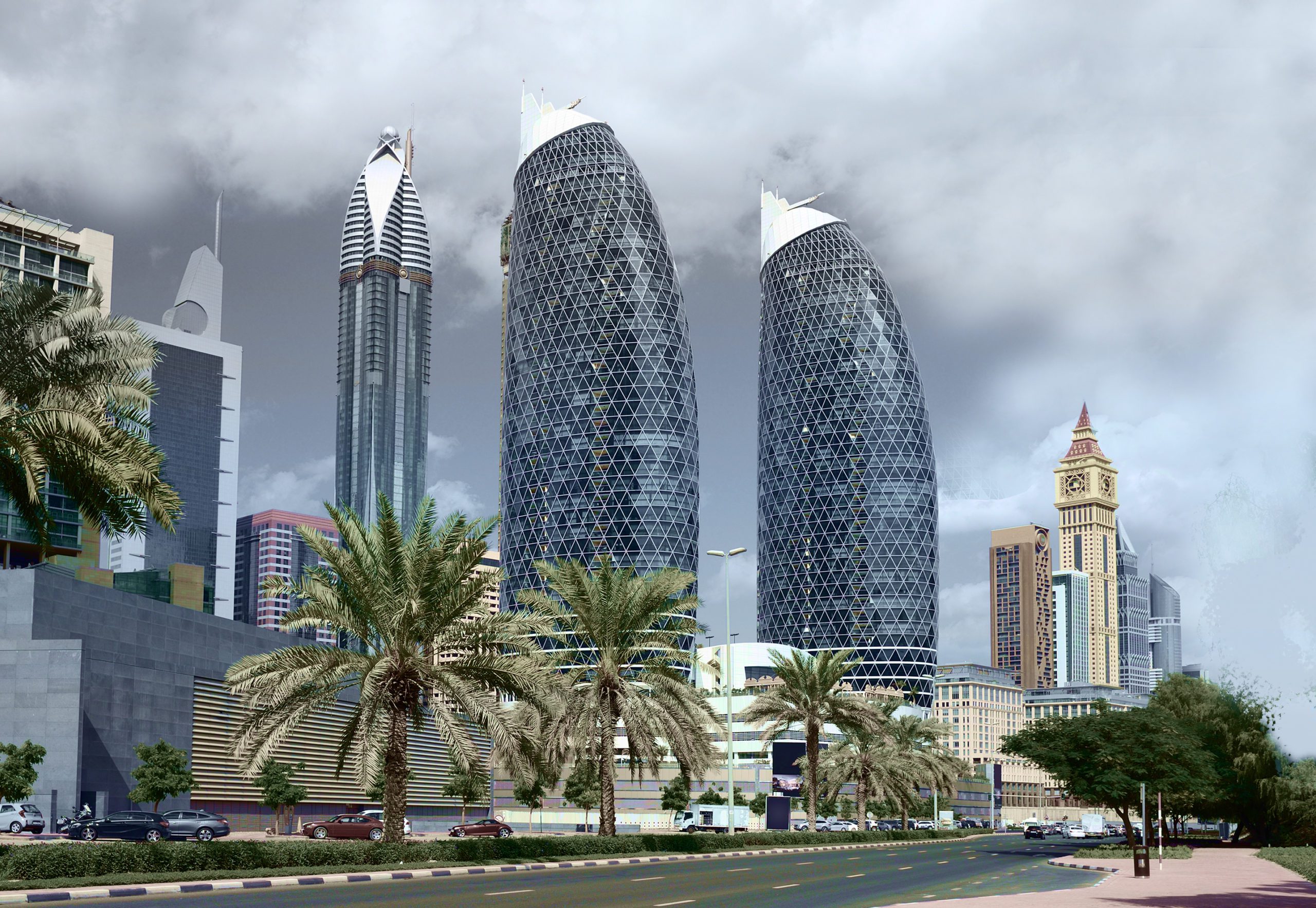 Dubai office street
