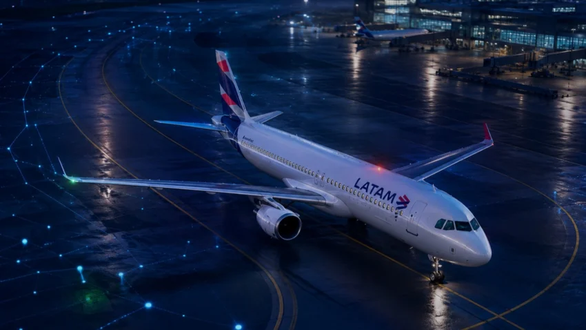 LATAM Airlines aircraft representing Accelya Revenue Accounting customer story